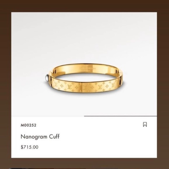 Louis Vuitton Nanogram Cuff - Picture 2 of 5